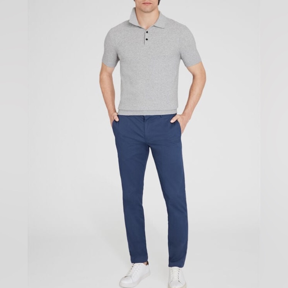 Club Monaco Connor Chino Pant Modern Slim Fit Size 36x32 Blue